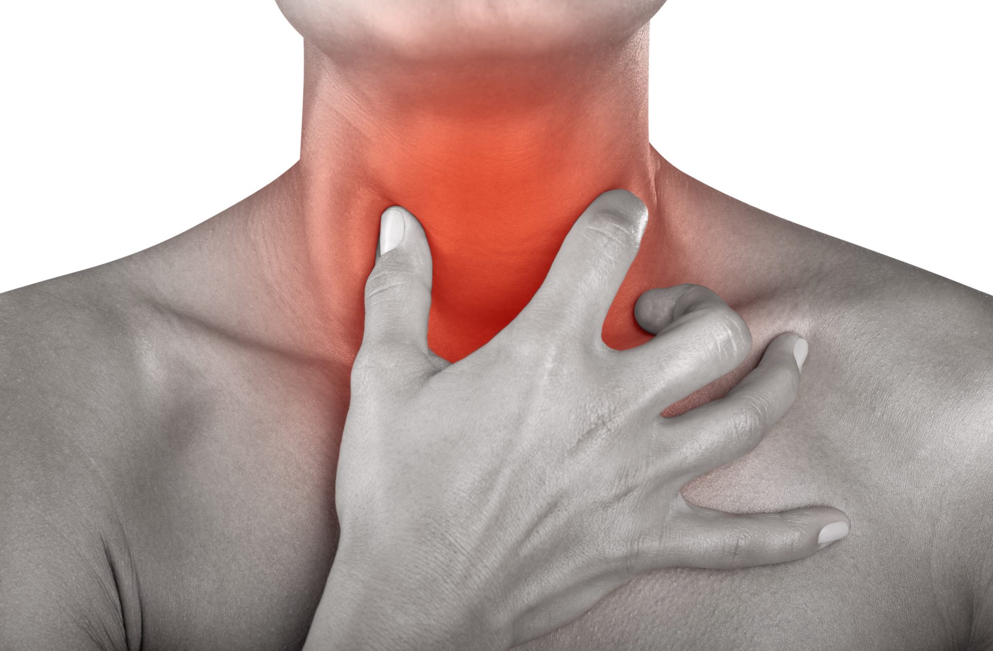 Горловое лечение. Воспаление щитовидной железы. Щитовидная железа в горле. Восполениещитовидная железа.